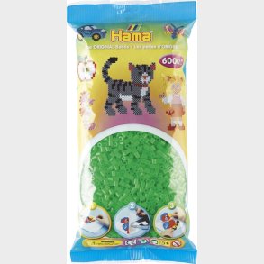 Hama Midi Perler - Neon Grn - 6.000 Stk - 205-37