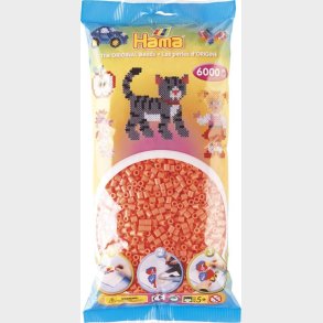 Hama Midi Perler - Pastel Rd - 6.000 Stk - 205-44