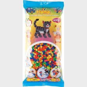 Hama Midi Perler - Neon Mix 51 - 6.000 Stk - 205-51