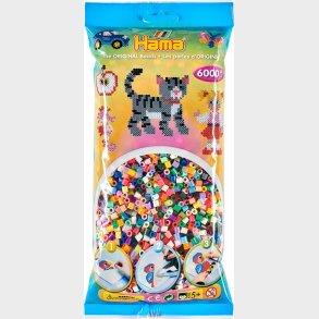 Hama Midi Perler - Mix 68 - 6.000 Stk - 205-68