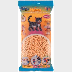 Hama Midi Perler - Lys Fersken - 6.000 Stk - 205-78