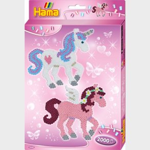 Hama Midi Perler - Fantasi Heste Perlest - 2.000 Perler - 3448