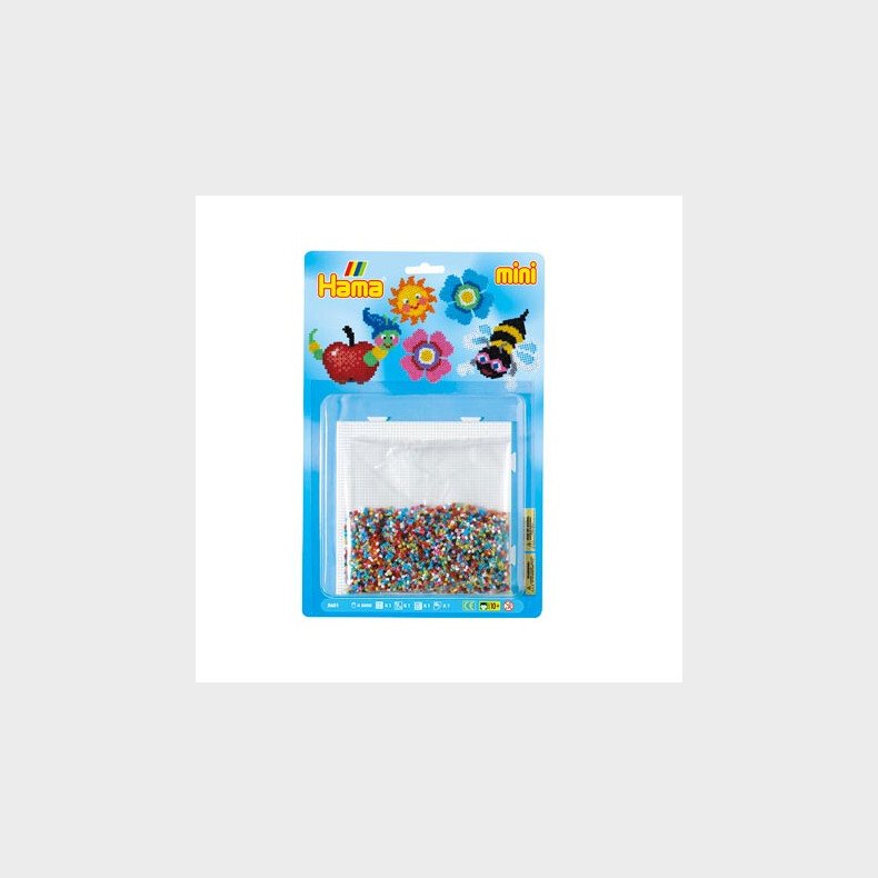 Hama Mini Perler - Natur Perlest - 5.000 Perler - 5601