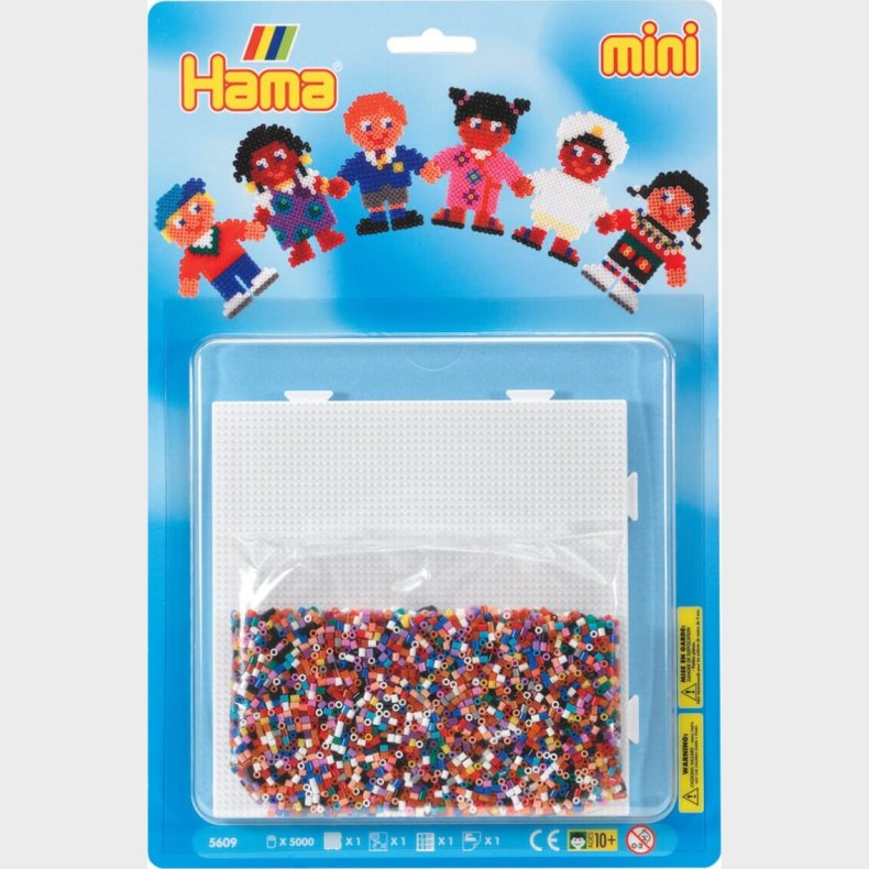 Hama Mini Perler - Perlest Med 5.000 Perler - 5609