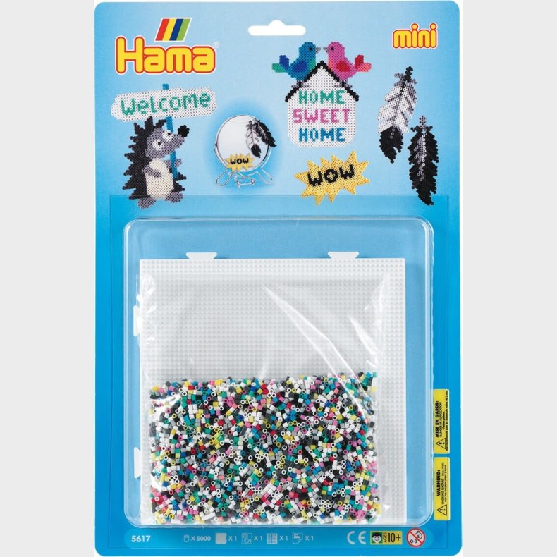 Hama Mini Perler - Home Sweet Home Perlest - 5.000 Stk - 5617