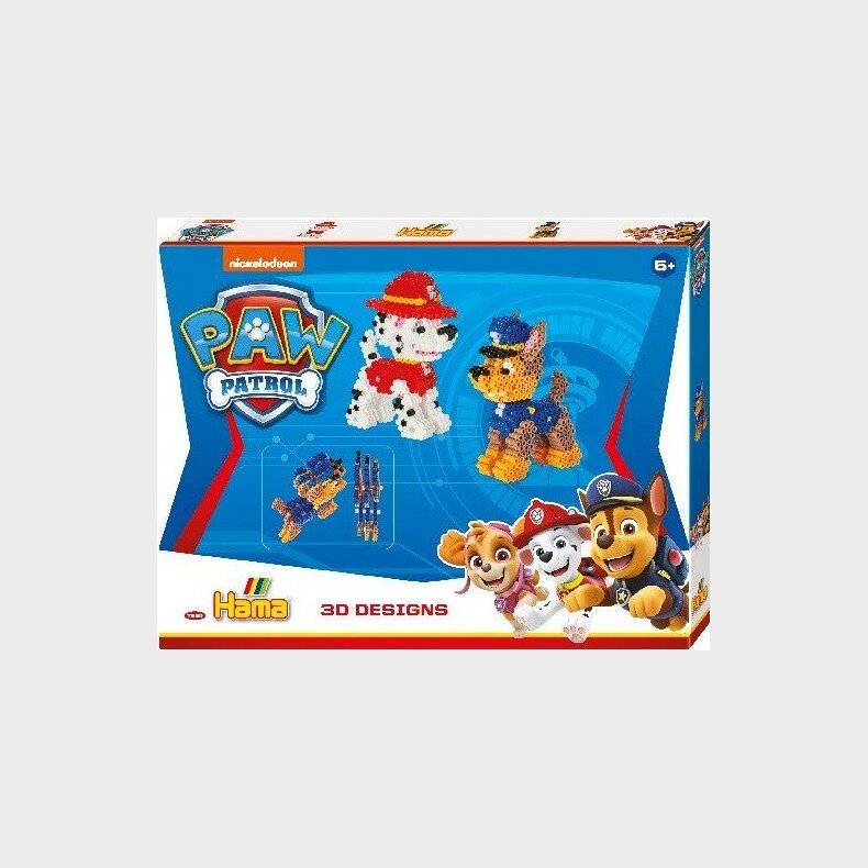 Hama Midi Perler - 3d Paw Patrol Perlest - 4.000 Perler - 7920