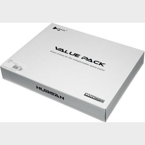 Hubsan - Value Pack Til H107 - Mat Sort Med Orange Striber - H107l-a47