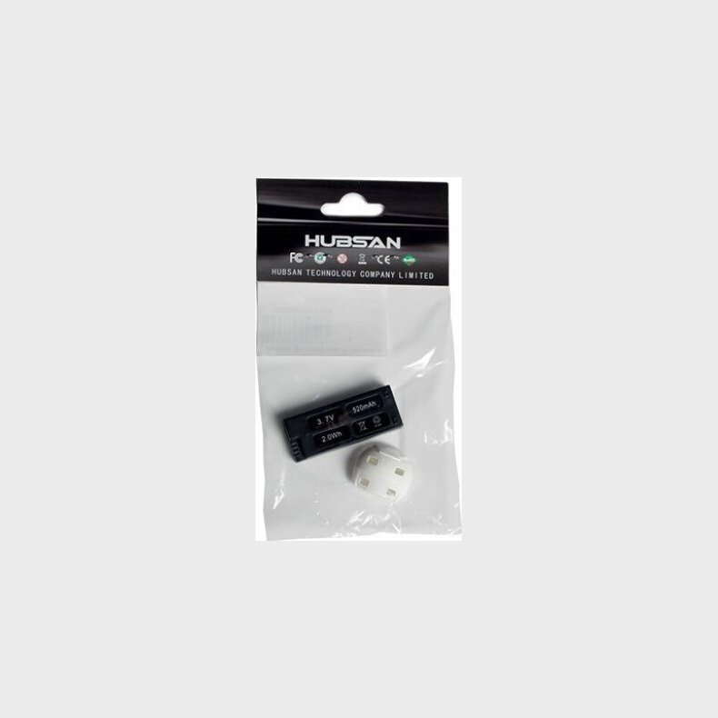 Hubsan - Batteri Til H107d Drone - 520 Mah
