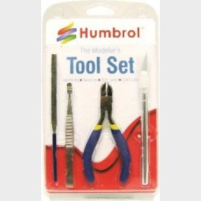 Humbrol - Vrktj Til Modelbygning - Modellers Tool Set - 4 Dele