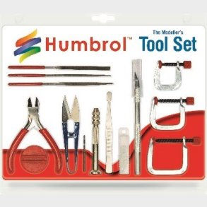 Humbrol - Vrktj Til Modellering - Modellers Tool Set - 13 Dele