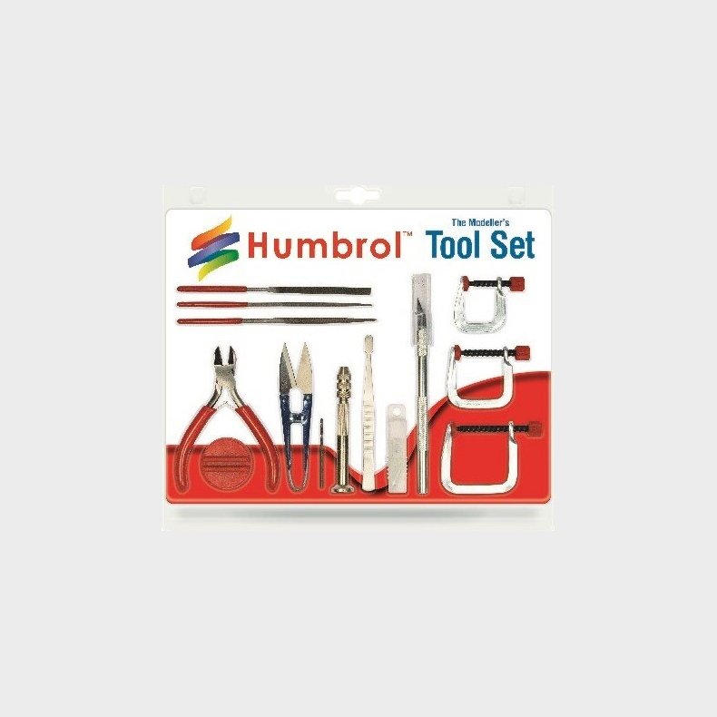 Humbrol - Vrktj Til Modellering - Modellers Tool Set - 13 Dele