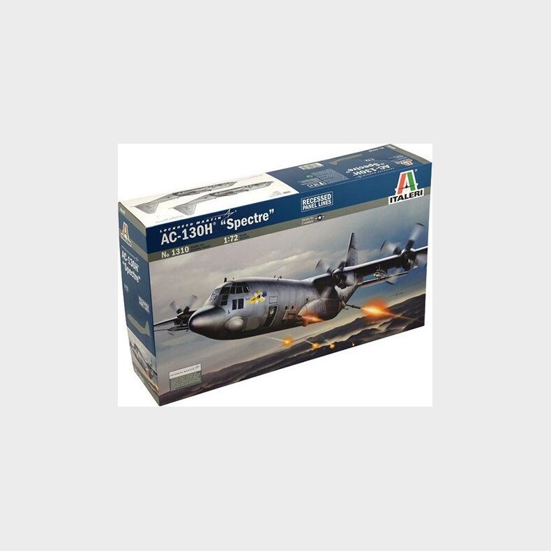 Italeri - Ac-130h Spectre Fly Byggest - 1:72 - 1310