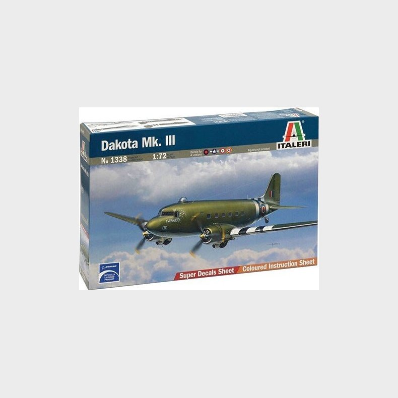 Italeri - Dakota Mk Iii Fly Byggest - 1:72 - 1338