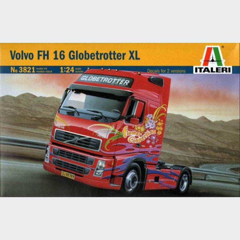 Italeri - Volvo Fh16 Globetrotter Xl Lastbil Byggest - 1:24 - 3821