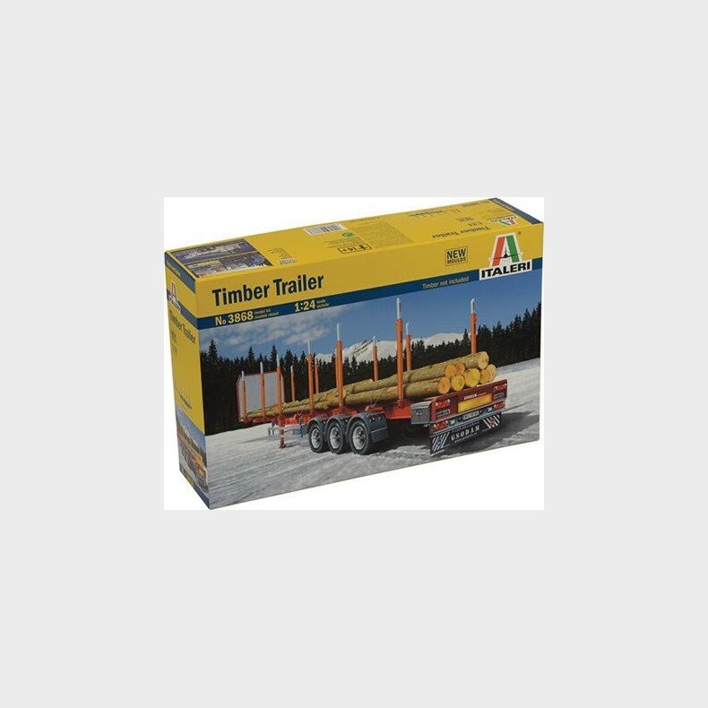 Italeri - Timber Trailer Byggest - 1:24 - 3868