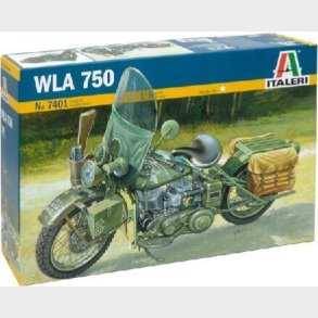 Italeri - Wla 750 Motorcykel Byggest - 1:9 - 7401