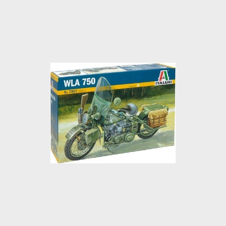 Italeri - Wla 750 Motorcykel Byggest - 1:9 - 7401
