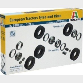 Italeri - European Tractors Tyres And Rims - 1:24 - 3909