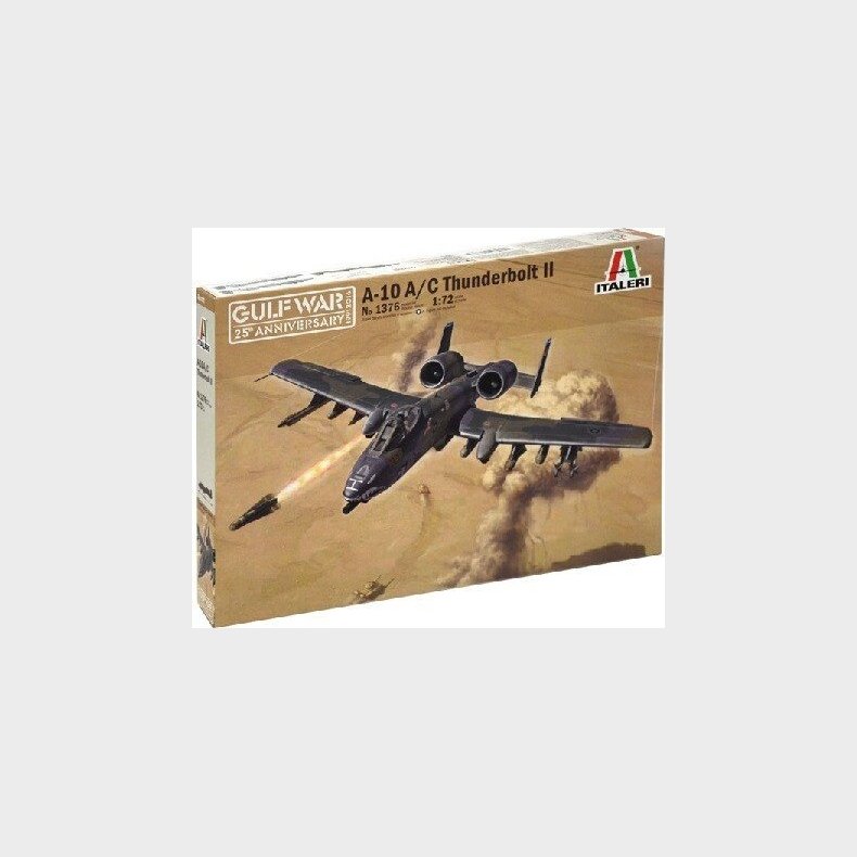 Italeri Gulf War - A-10 Thunderbolt Ii Fly Byggest - 1:72 - 1376