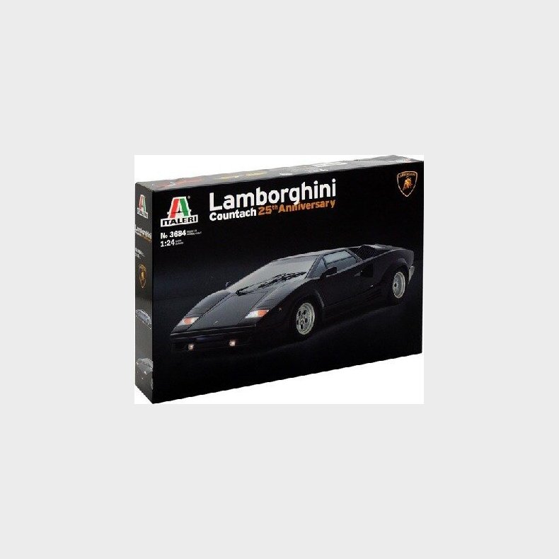 Italeri - Lamborghini Countach Byggest - 25th Anniversary - 1:24 - 3684