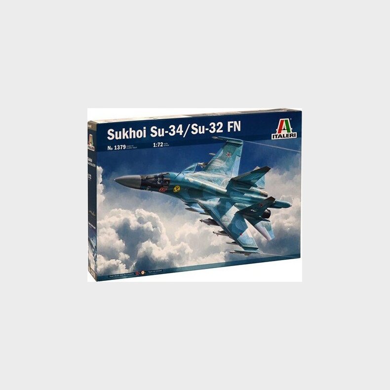 Italeri - Sukhoi Su-34 Fly Byggest - 1:72 - 1379