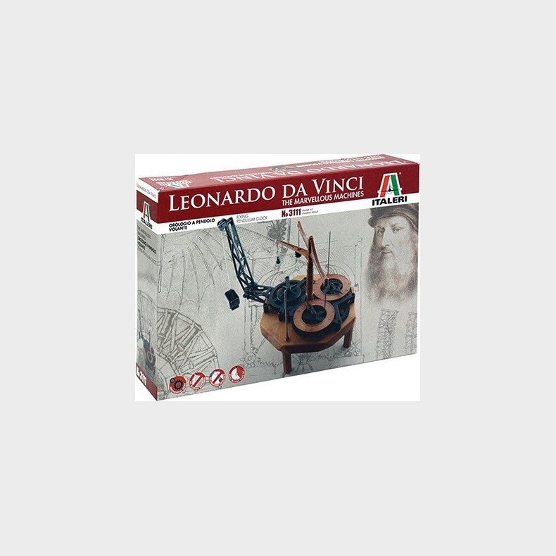 Italeri - Leonardo Da Vinci - Flying Pendulum Clock - 22 Cm - 3111