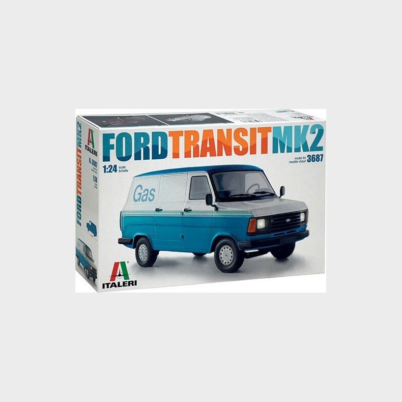 Italeri - Ford Transit Mk2 Byggest - 1:24 - 3687