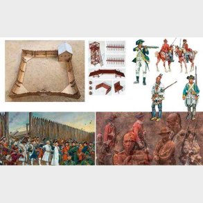 Italeri - The Last Outpost - French And Indian War - 1:72 - 6180