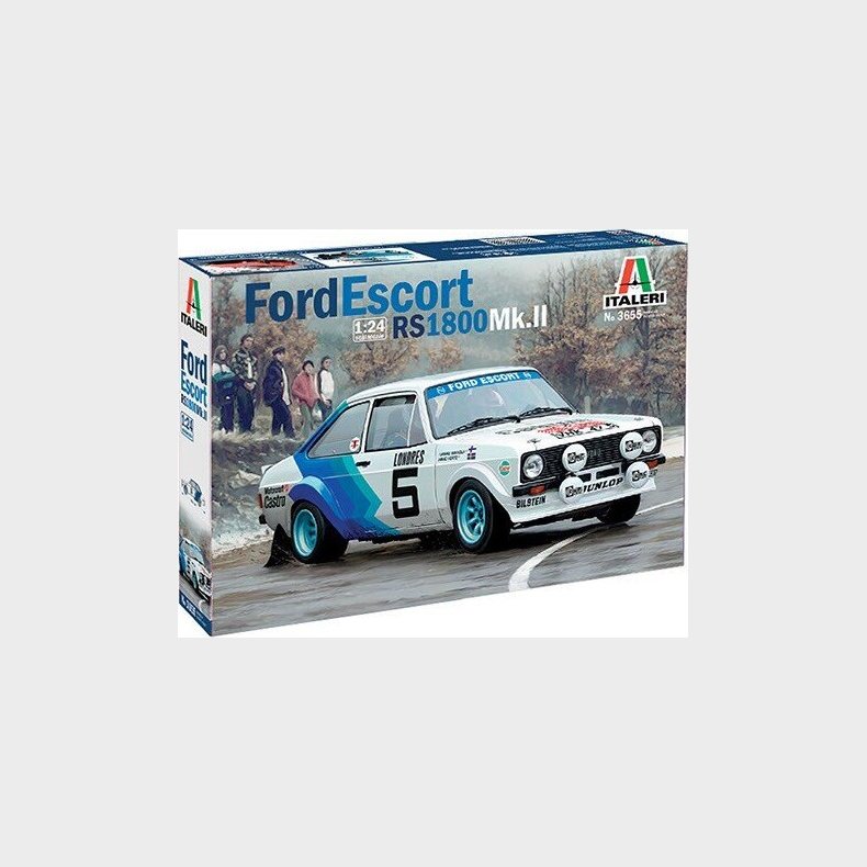 Italeri - Ford Escort Rs1800 Mk.ii Byggest - 1:24 - 3655