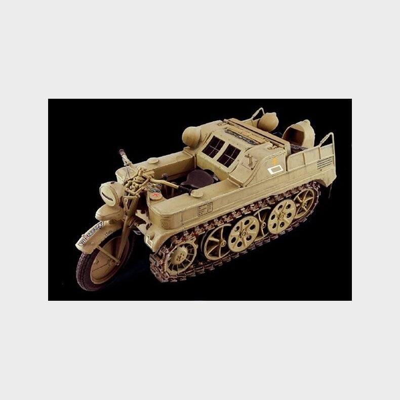 Italeri - Sd.kfz. 2 Kettenkrad Motorcykel Byggest - 1:9 - 7404