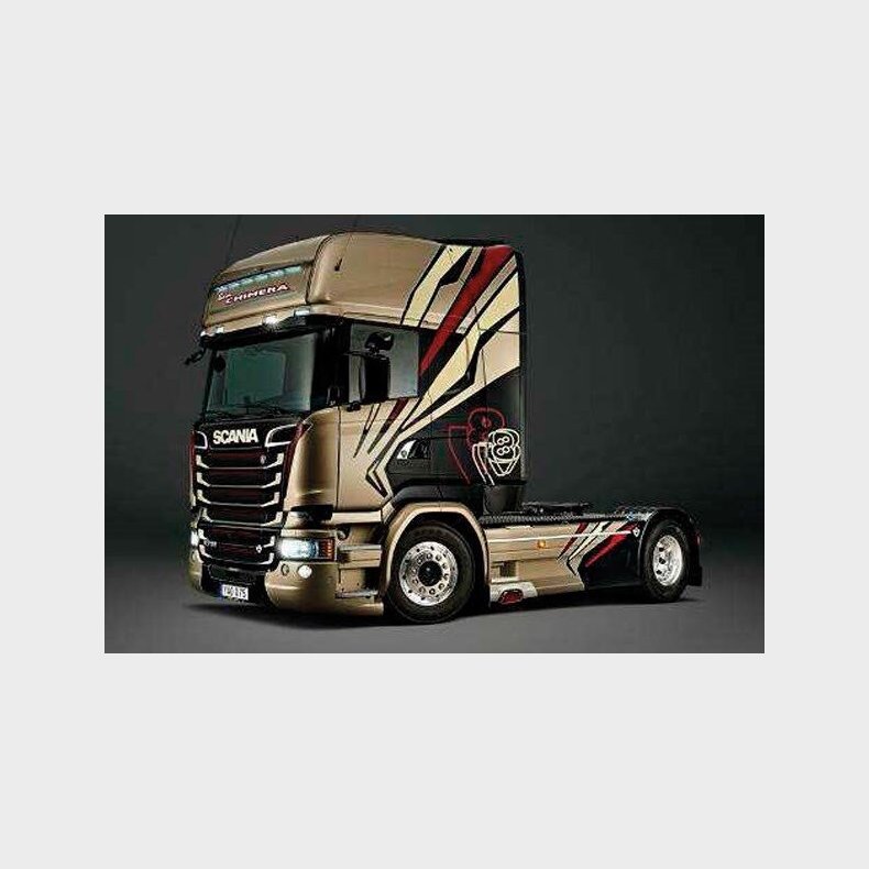 Italeri - Scania R730 Streamline Lastbil Byggest - 1:24 - 3930