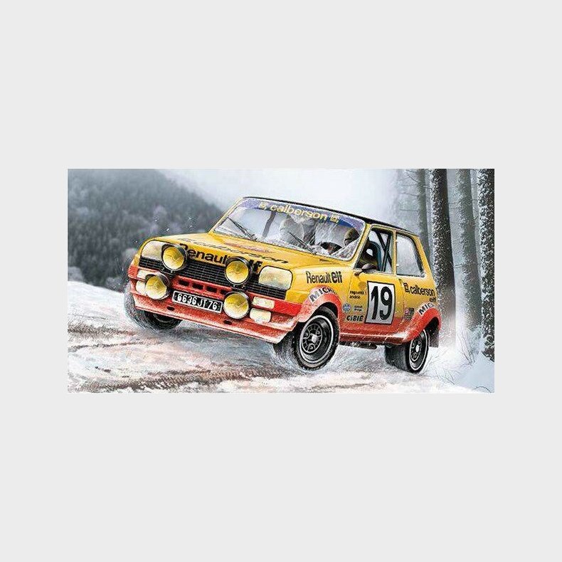 Italeri - Renault R5 Bil Byggest - 1:24 - Alpine Rally - 3652