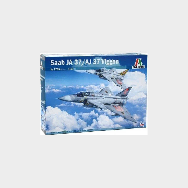 Italeri - Saab Ja 37 Fly Byggest - 1:48 - 2785