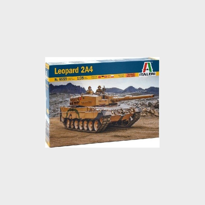 Italeri - Leopard 2a4 Tank Byggest - 1:35 - 6559