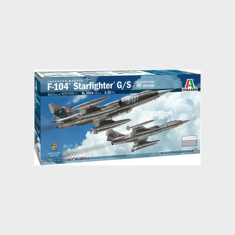 Italeri - Lockheed Martin F-104 Fly Byggest - 1:32 - 2514