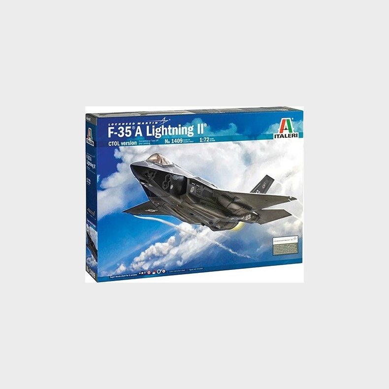 Italeri - F-35a Lightning Ii - Ctol Version - 1:72 - 1409