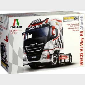 Italeri - Iveco Hi-way E5 Lastbil Byggest - 1:24 - 3934