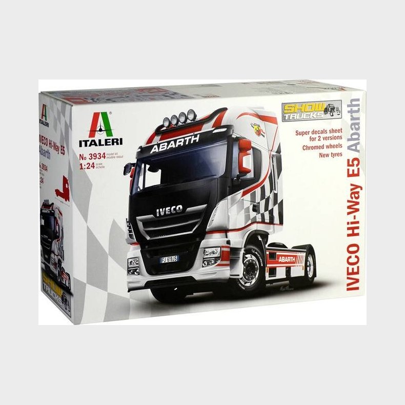 Italeri - Iveco Hi-way E5 Lastbil Byggest - 1:24 - 3934