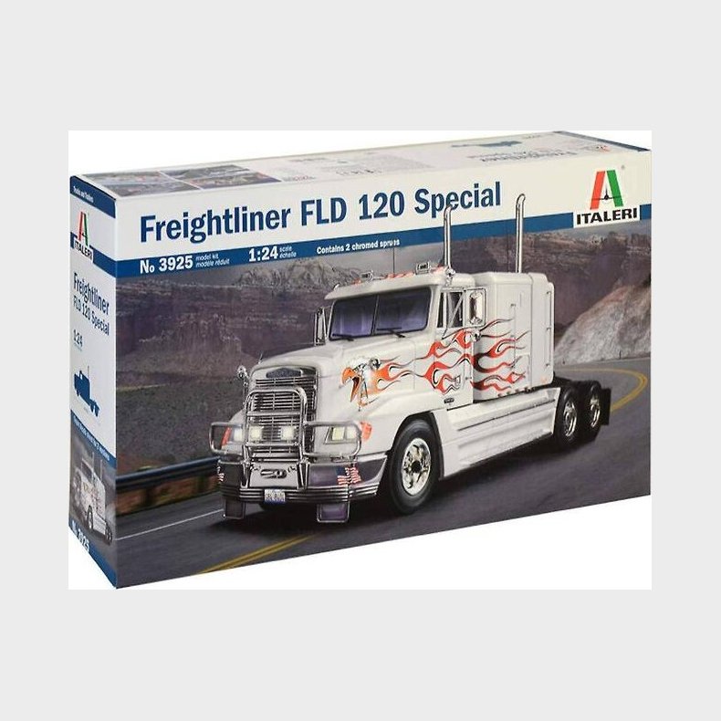 Italeri - Freightliner Fld120 Special Lastbil Byggest - 1:24 - 3925