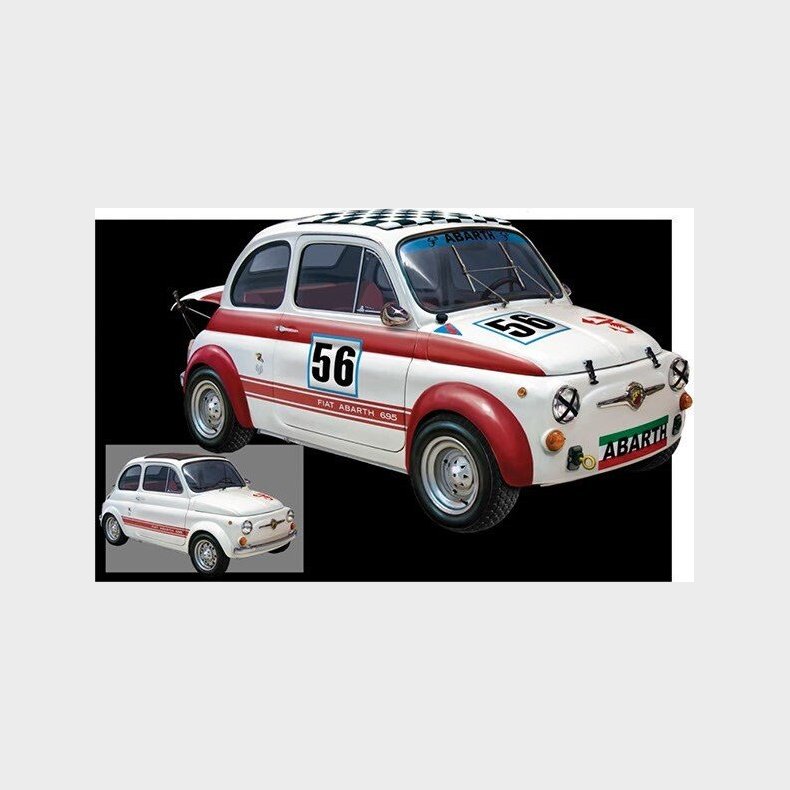 Italeri - Fiat Abarth  695 Ss Assetto Corsa Bil Byggest - 1:12 - 4705