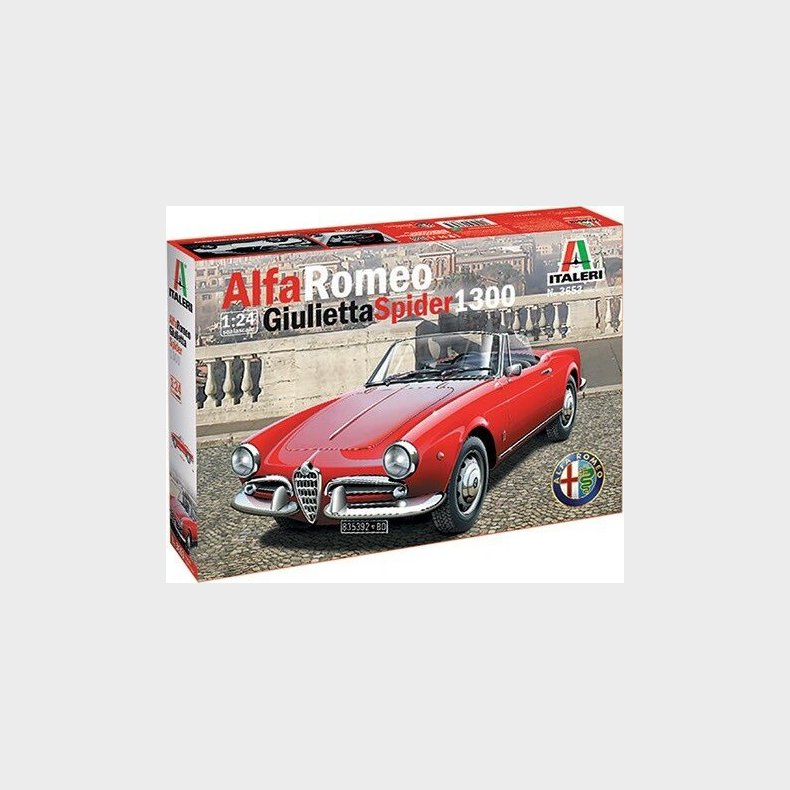 Italeri - Alfa Romeo Giuletta Bil Byggest - 1:24 - 3653