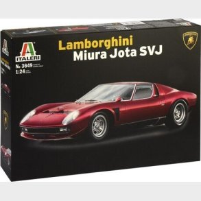 Italeri - Lamborghini Miura Bil Byggest - 1:24 - 3649