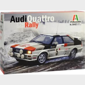 Italeri - Audi Quattro Rally Bil Byggest - 1:24 - 3642