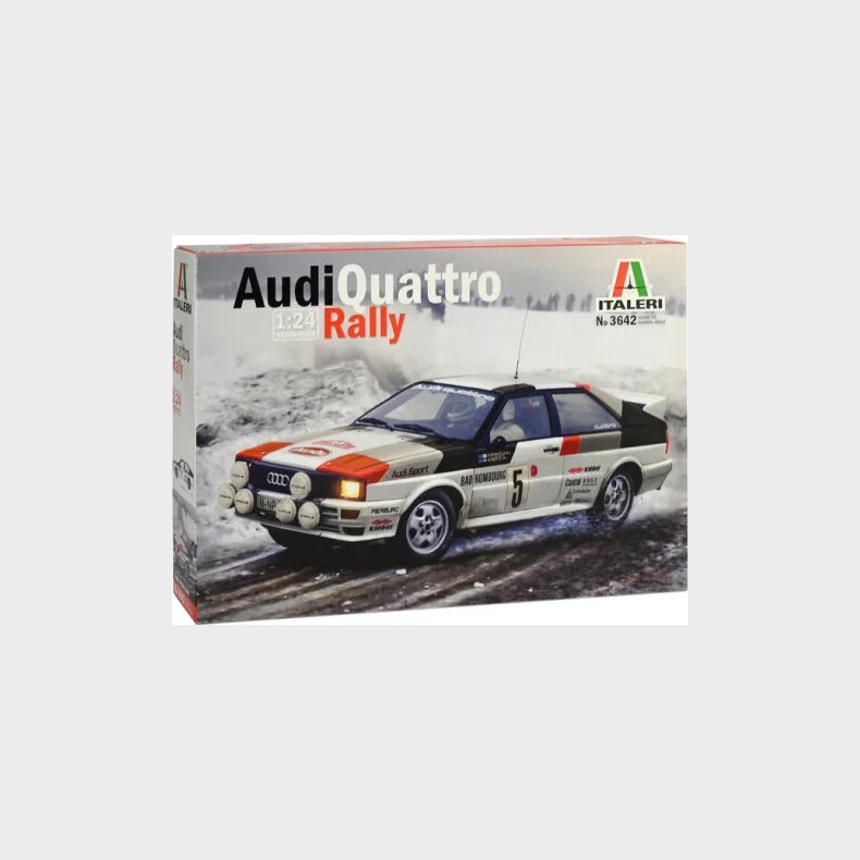 Italeri - Audi Quattro Rally Bil Byggest - 1:24 - 3642