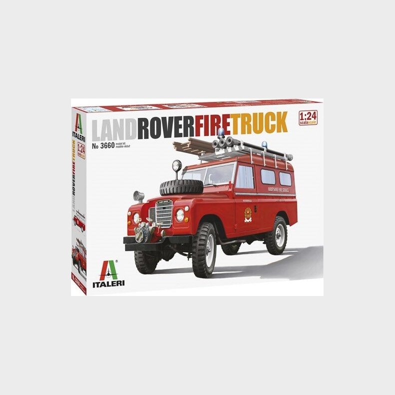 Italeri - Land Rover Brandbil Byggest - 1:24 - 3660