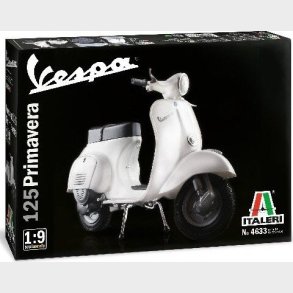 Italeri - Vespa 125 Primavera Scooter Byggest - 1:9 - 4633