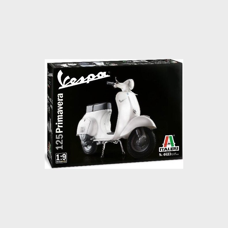 Italeri - Vespa 125 Primavera Scooter Byggest - 1:9 - 4633