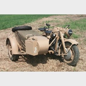 Italeri - Zundapp Ks750 With Sidecar Motorcykel Byggest - 1:9 - 7406