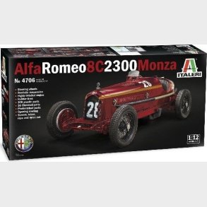 Italeri - Alfa Romeo 8c 2300 Monza Sportsvogn Byggest - 1:12 - 4706