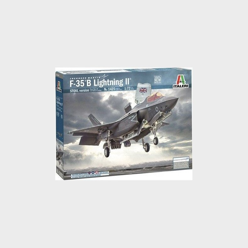 Italeri - F-35b Lightning Ii Fly Byggest - 1:72 - 1425